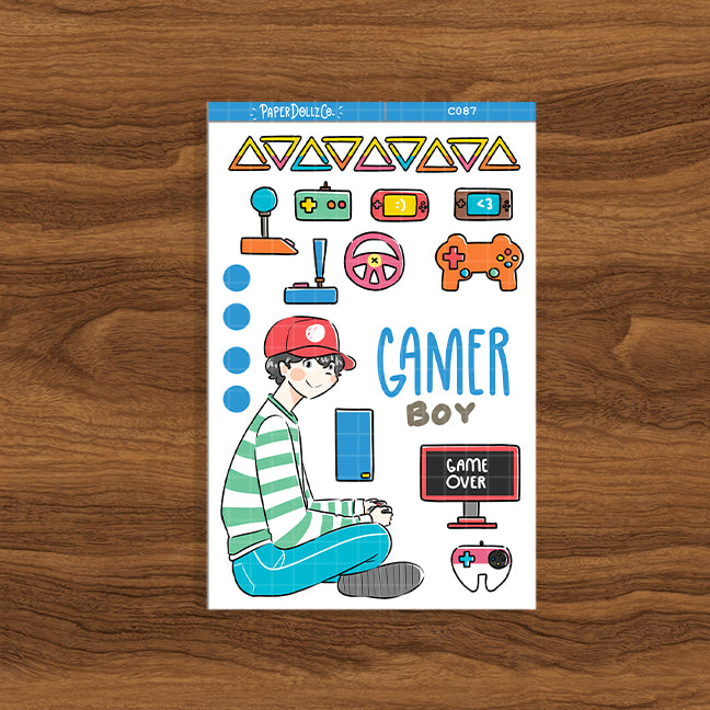 Gamer Boy | Happy Together | Collection Stickers | C087