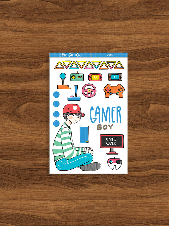 Gamer Boy | Happy Together | Collection Stickers | C087