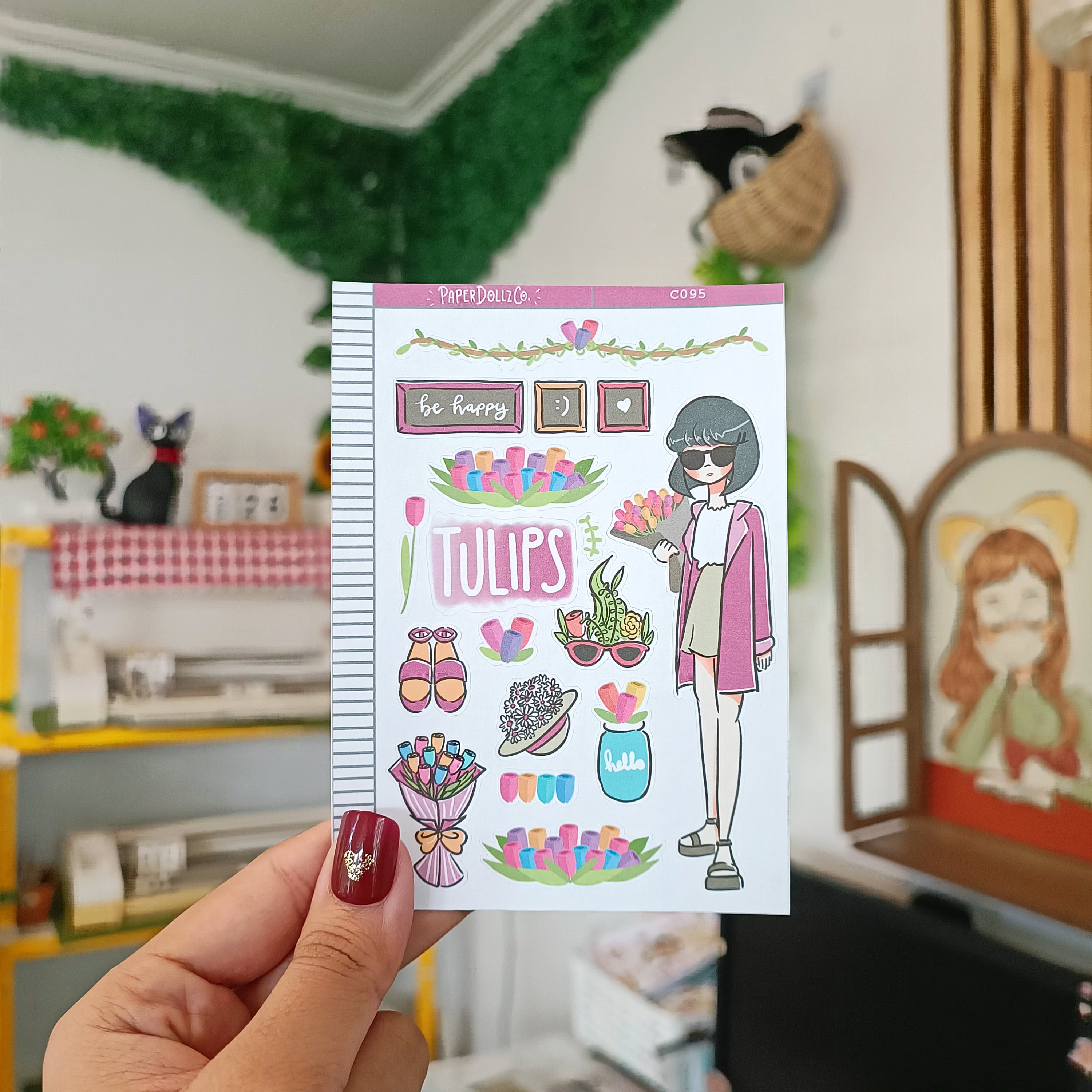 Tulips | Flower Pop | Collection Stickers | C095