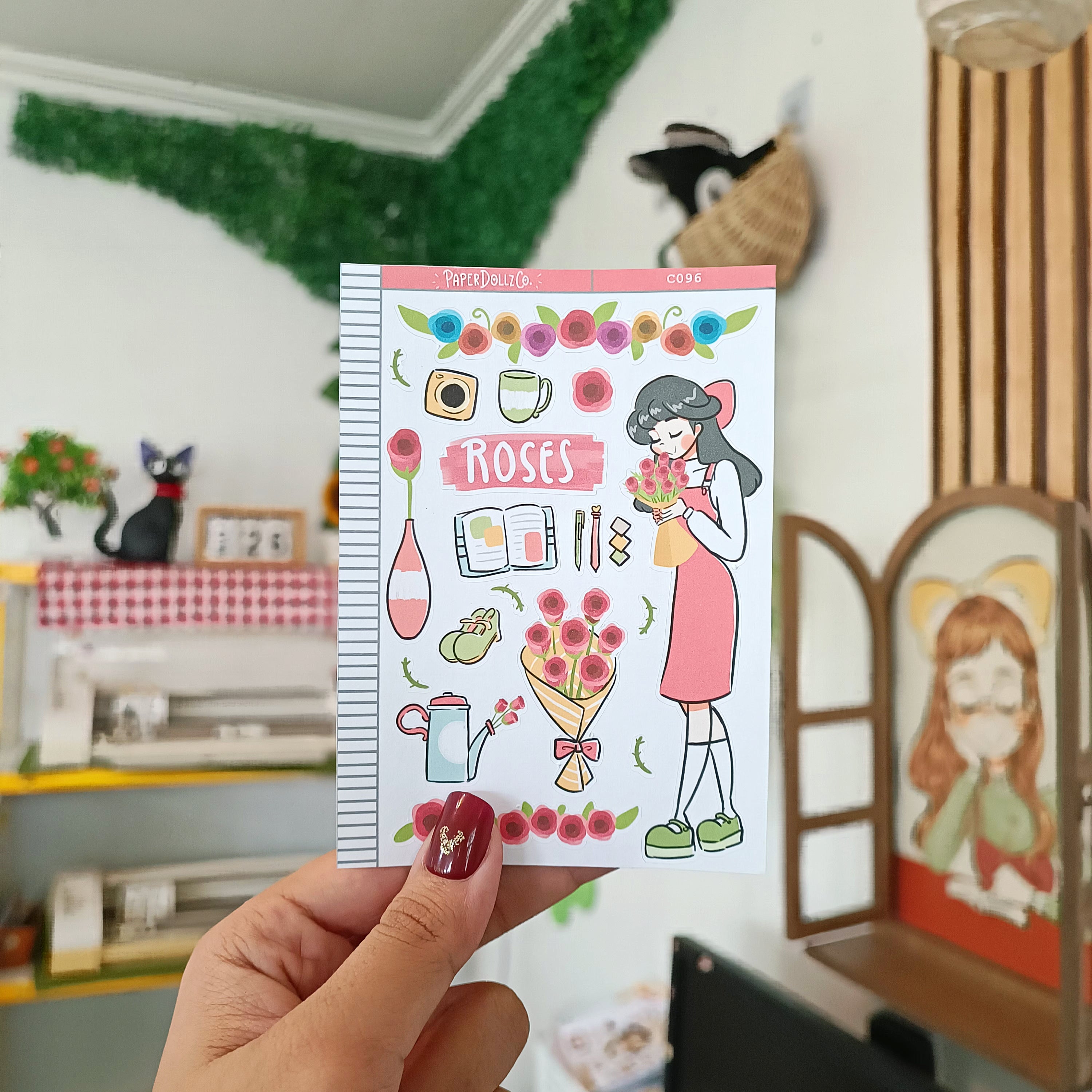 Roses | Flower Pop | Collection Stickers | C096