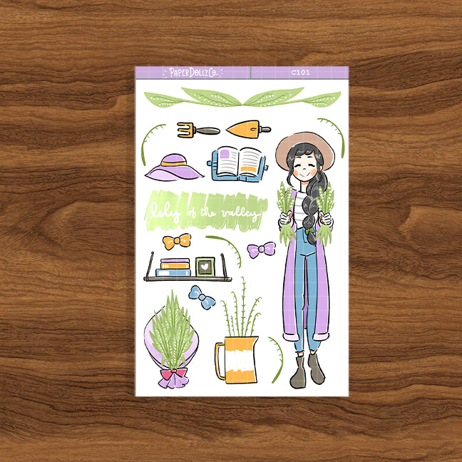 Lily of the Valley | Floriography | Collection Stickers | C101