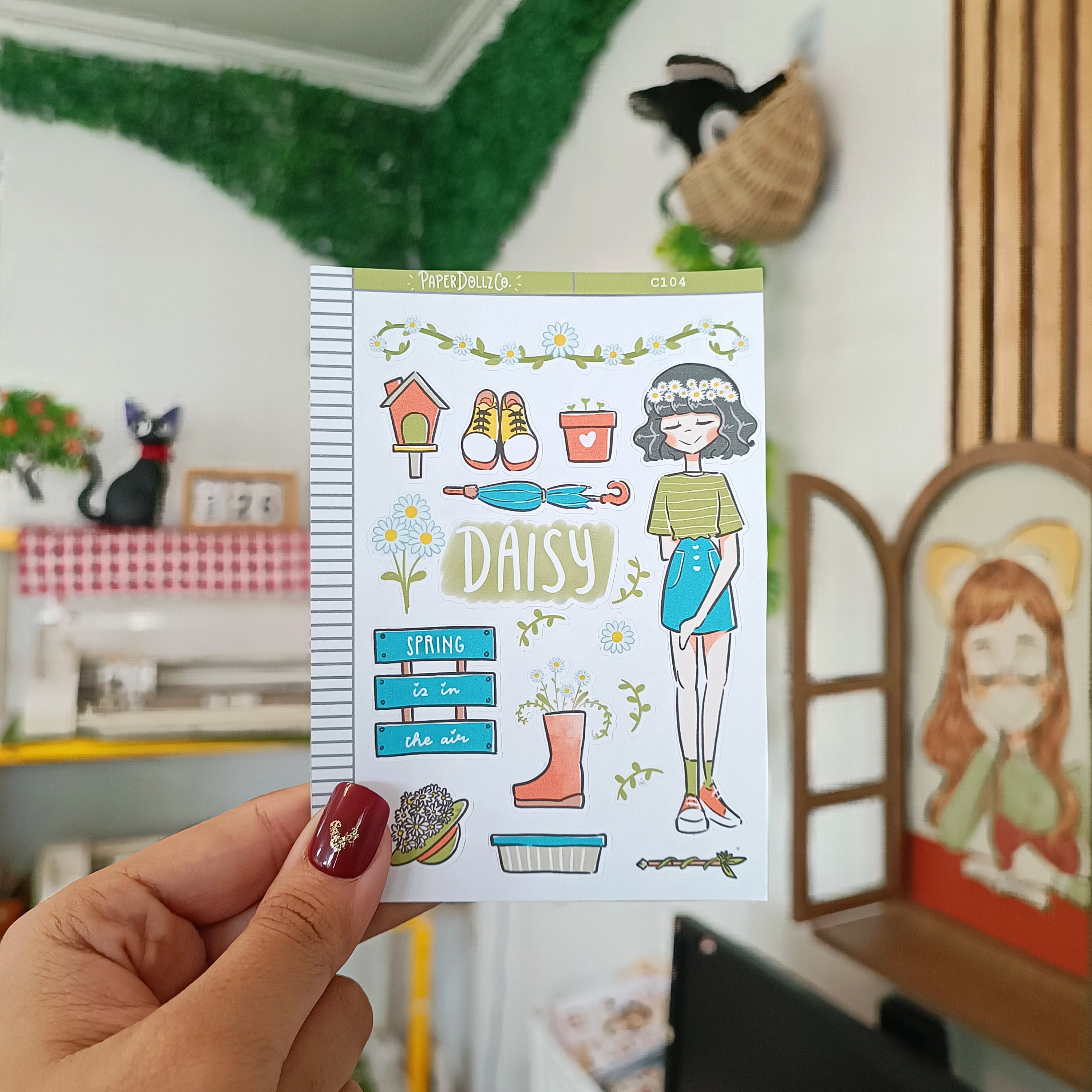 Daisy | Floriography | Collection Stickers | C104