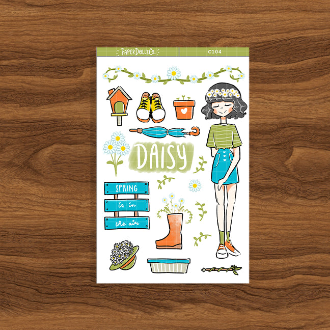 Daisy | Floriography | Collection Stickers | C104