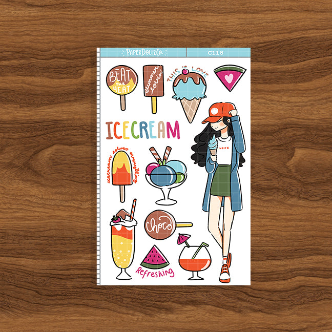 Ice Cream | Collections Sticker | C118