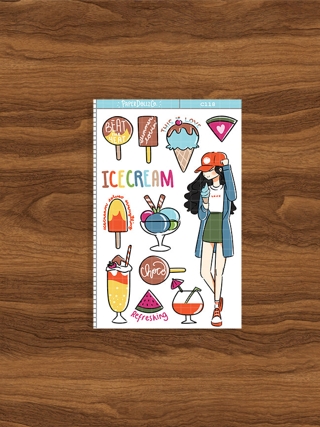 Ice Cream | Collections Sticker | C118