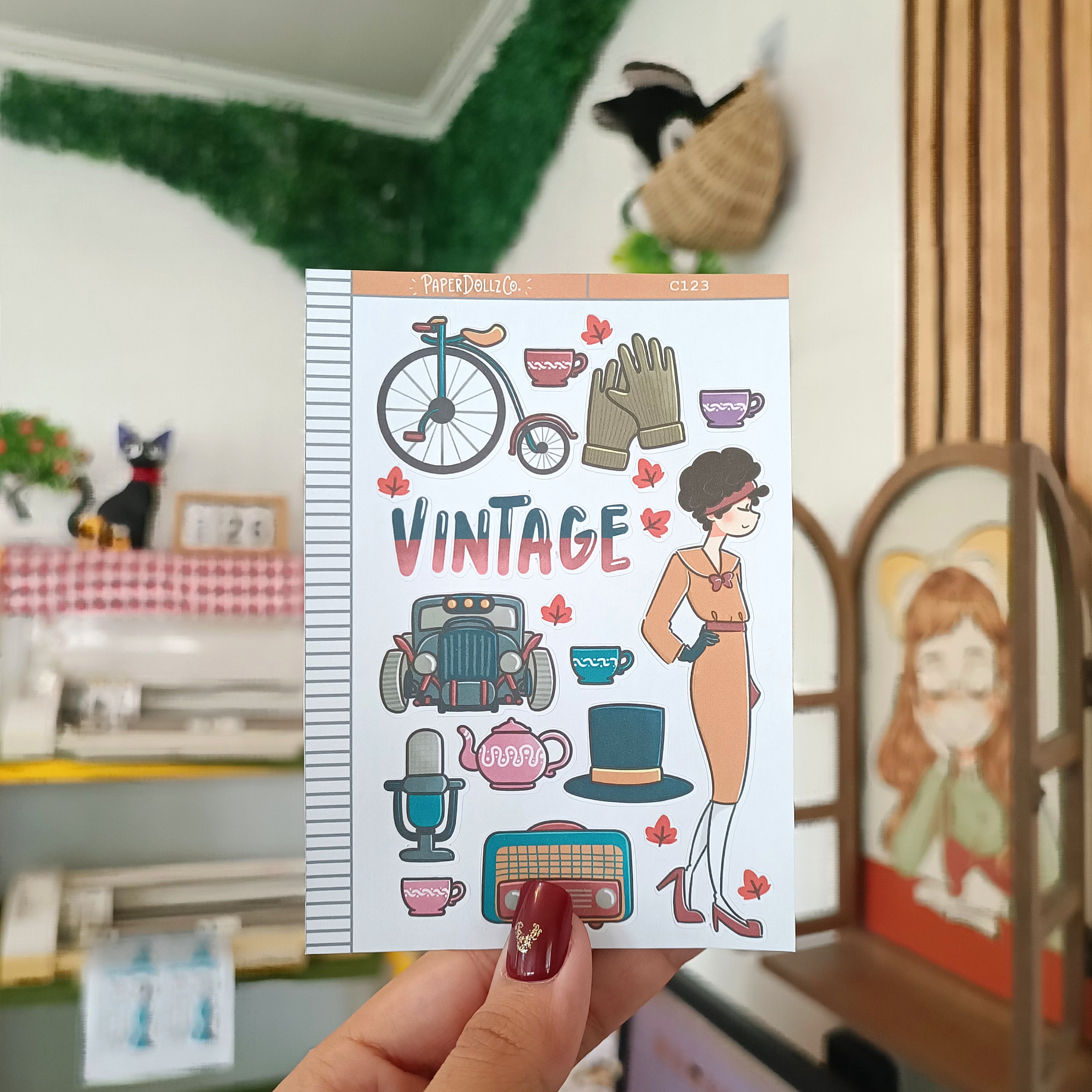 Vintage | Collections Sticker | C123