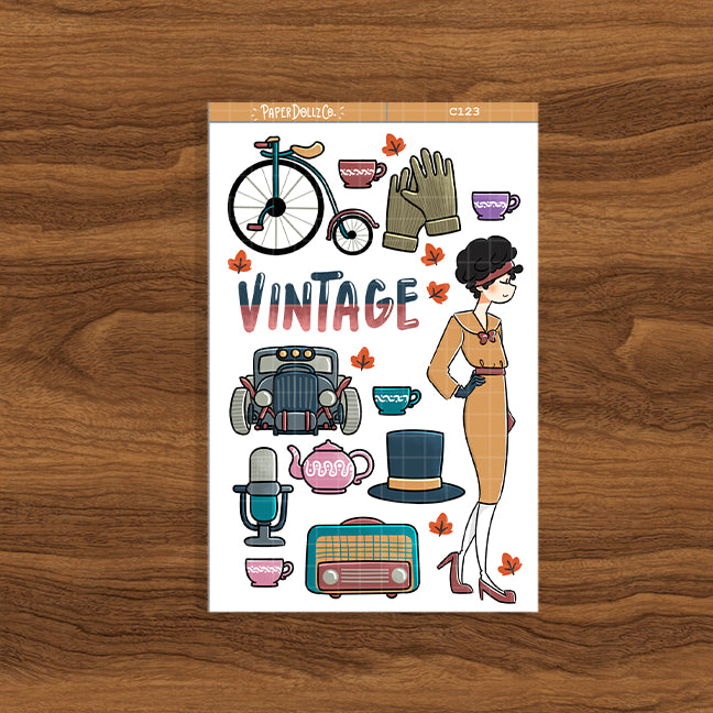 Vintage | Collections Sticker | C123