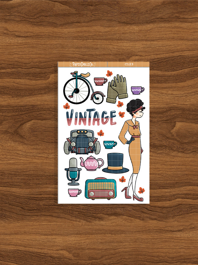 Vintage | Collections Sticker | C123