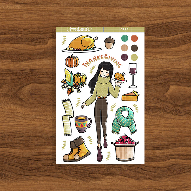 Thanksgiving | Collections Sticker | C124