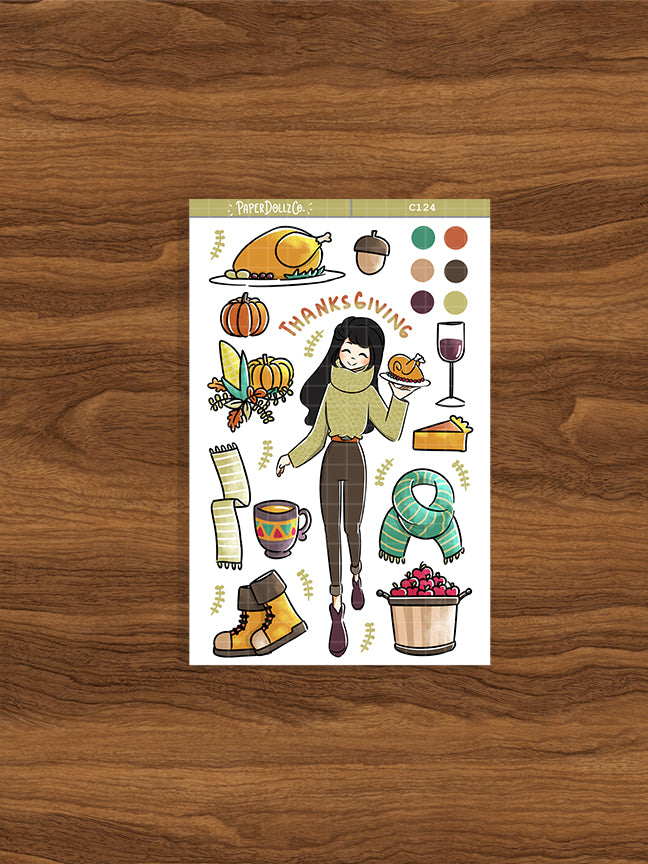 Thanksgiving | Collections Sticker | C124