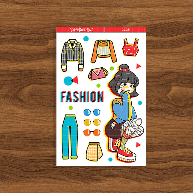 90's Fashion | Remember the 90's | Collection Stickers | C125