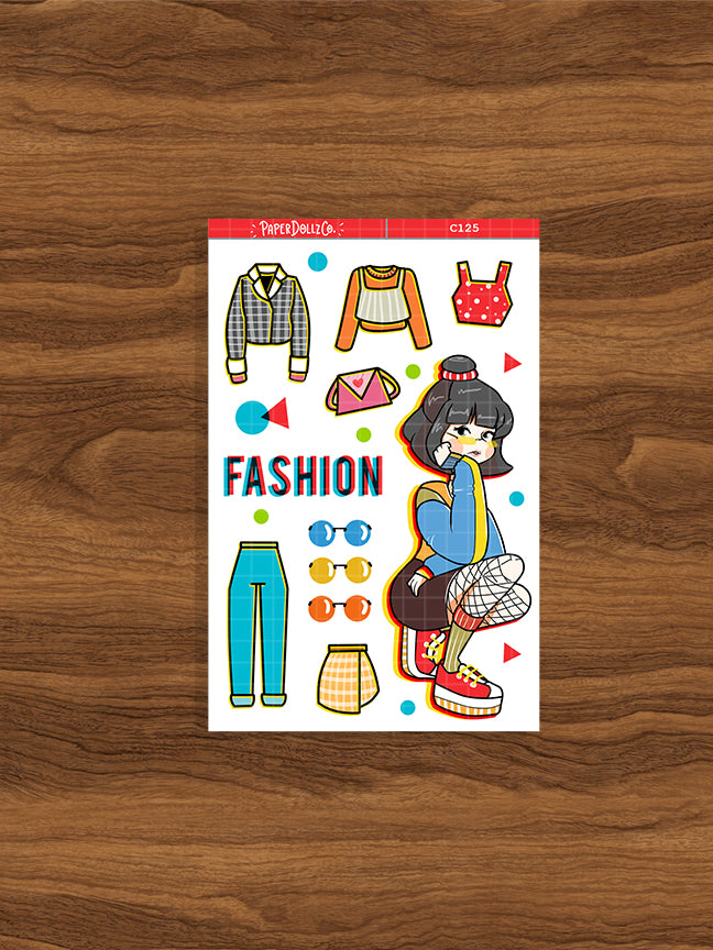 90's Fashion | Remember the 90's | Collection Stickers | C125