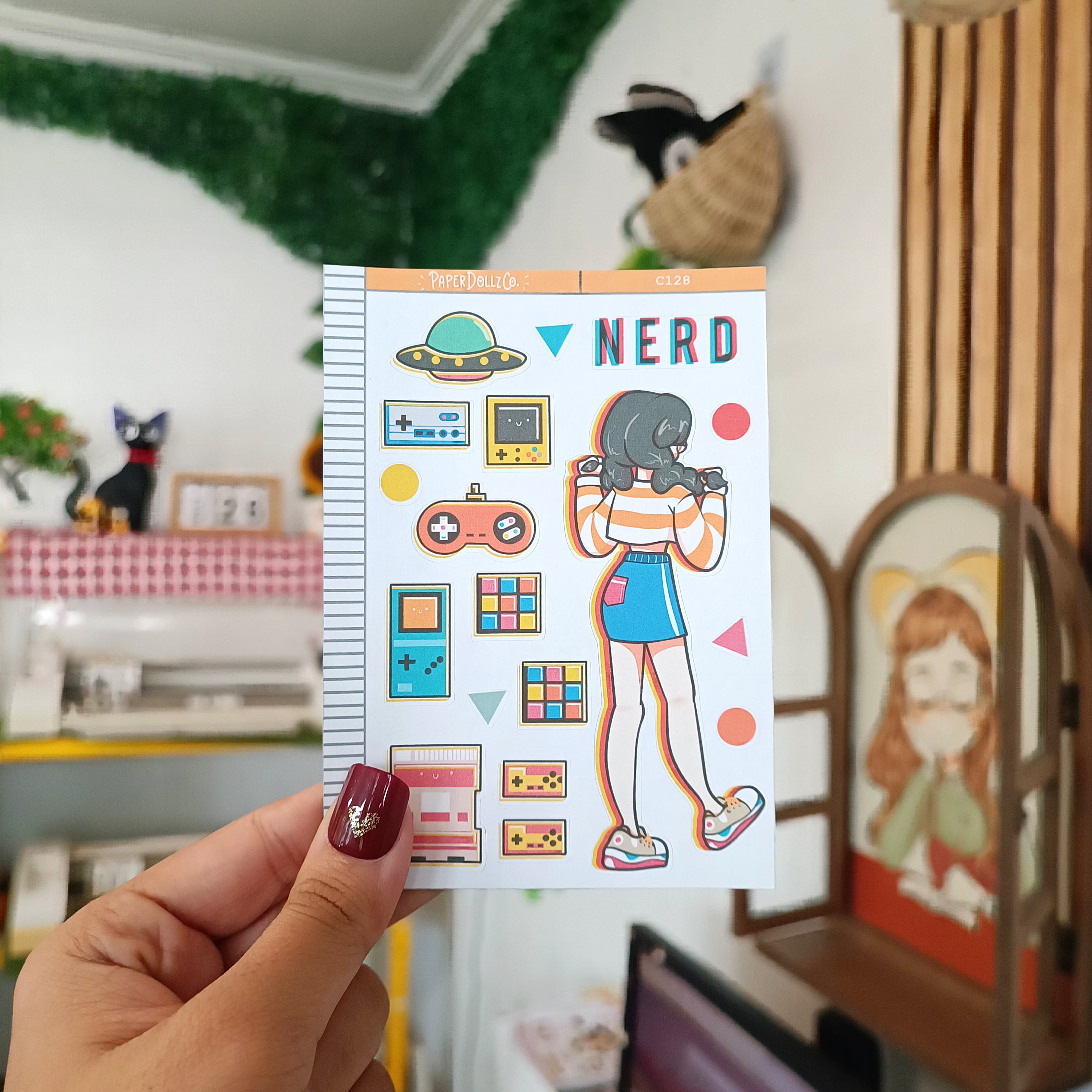 90's Nerd | Remember the 90's | Collection Stickers | C128