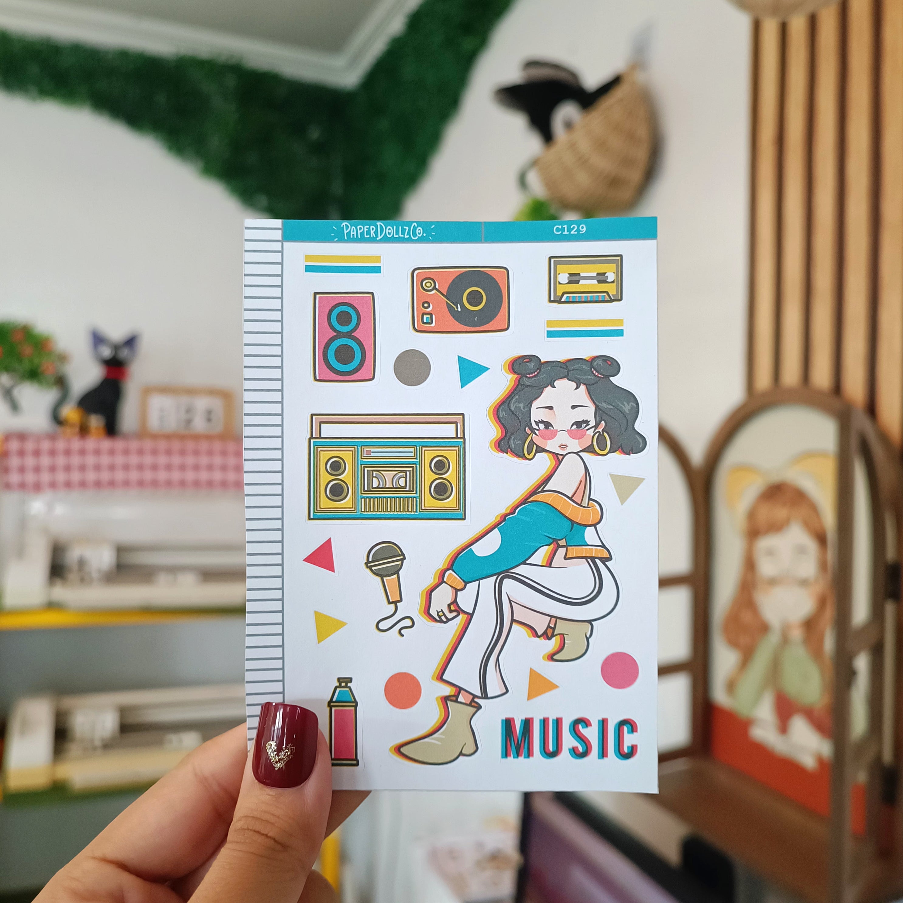 90's Music | Remember the 90's | Collection Stickers | C129