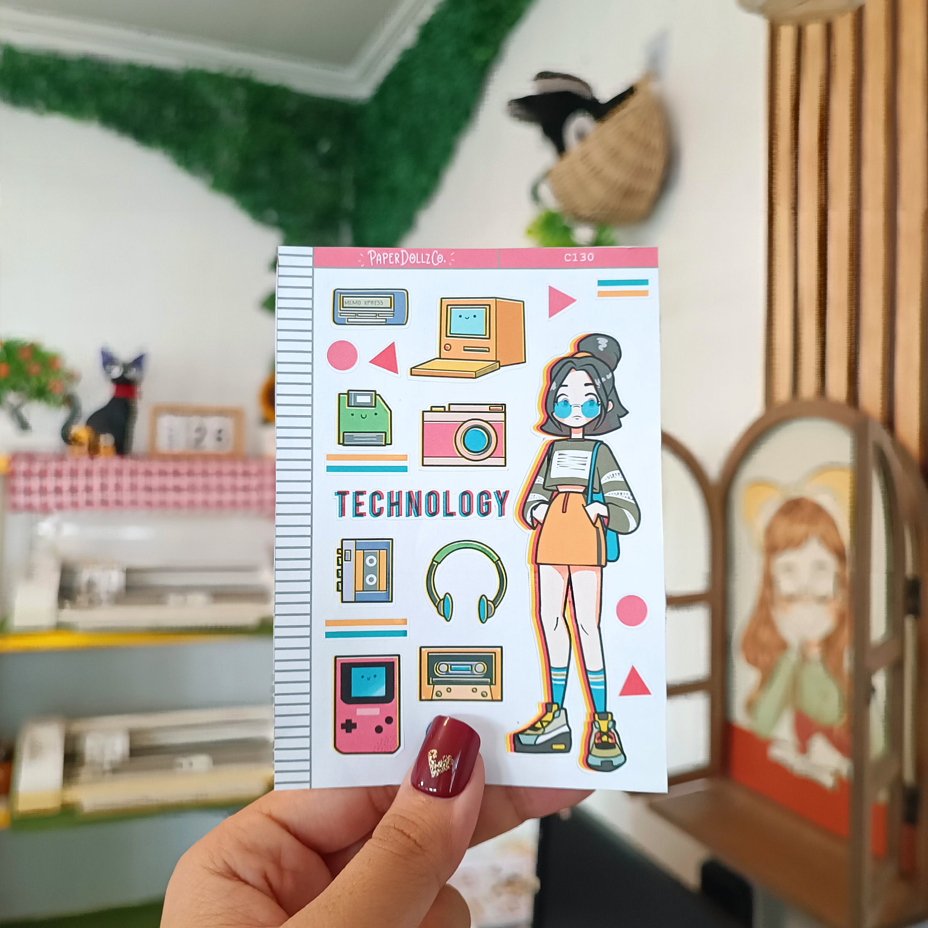 90's Technology | Remember the 90's | Collection Stickers | C130