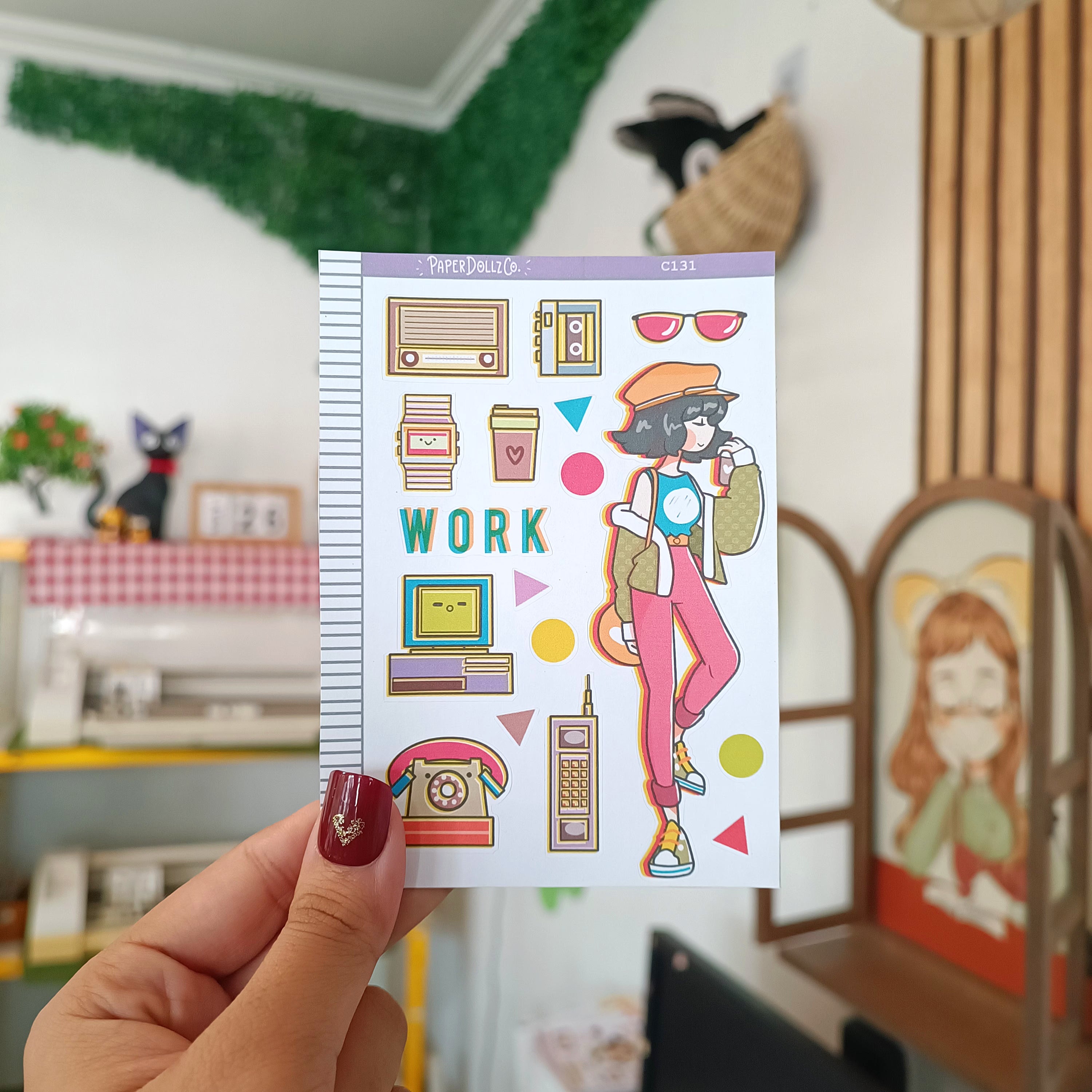 90's Work | Back When 90's | Collection Stickers | C131