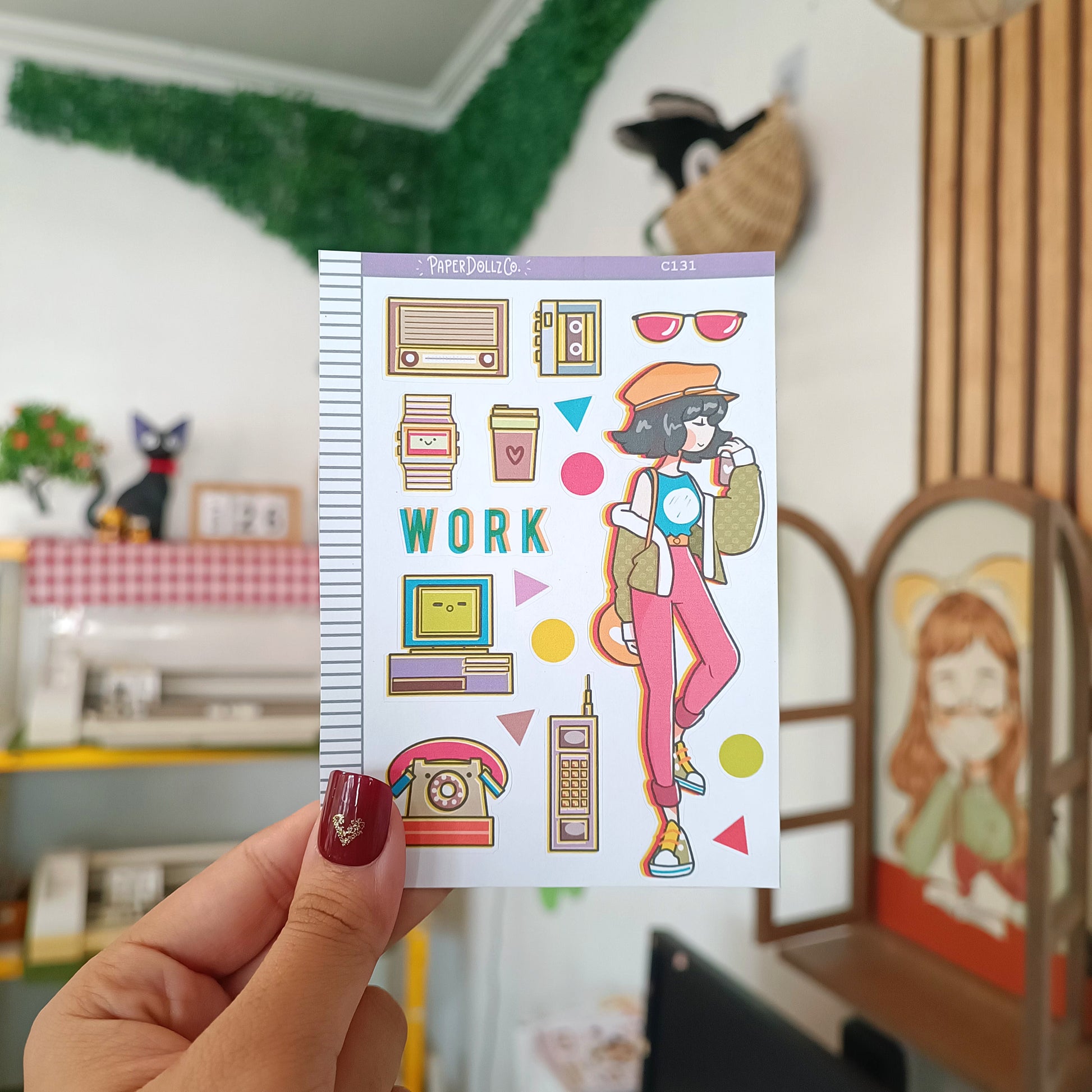 90's Work | Back When 90's | Collection Stickers | C131