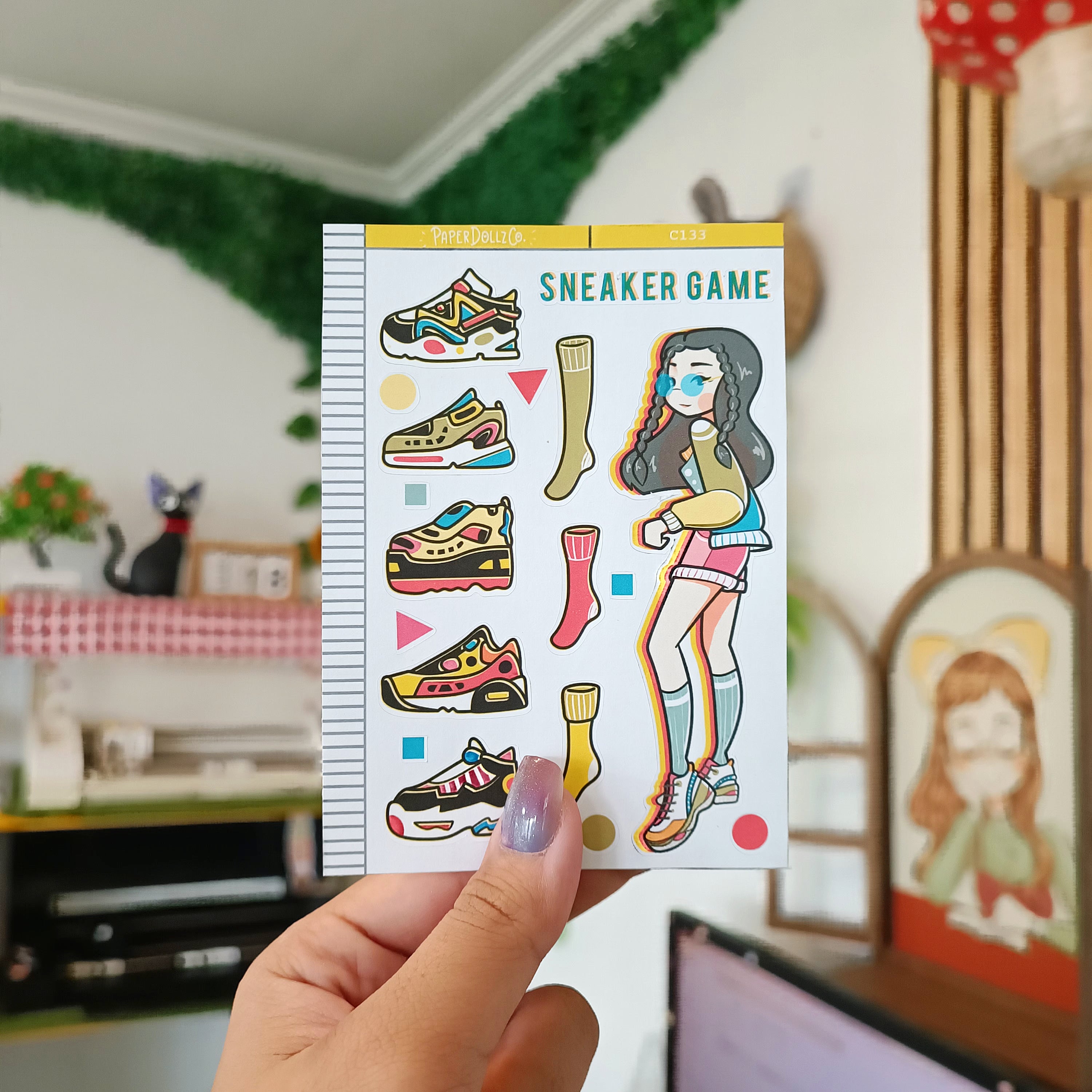 90's Sneaker | Back When 90s | Collection Stickers | C133