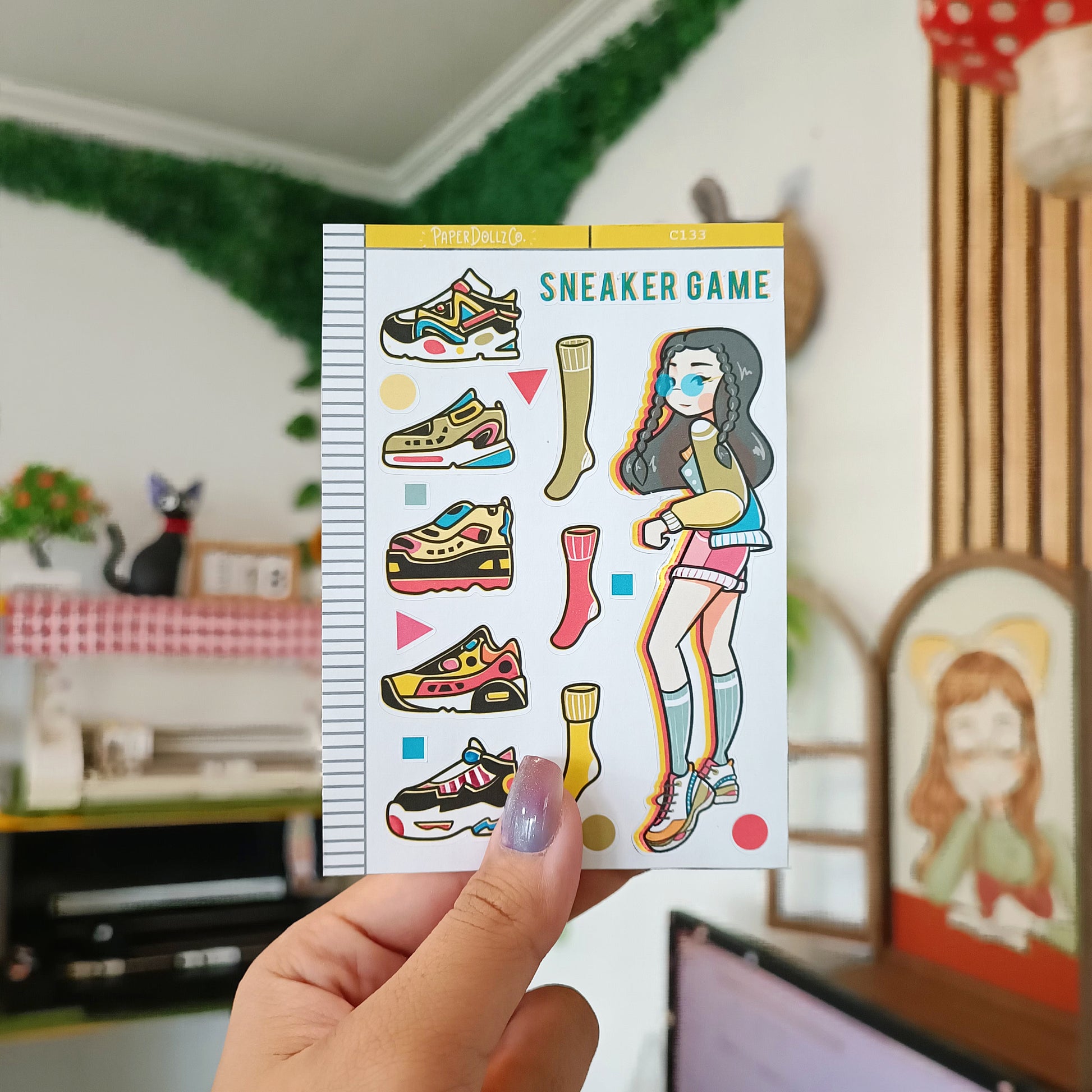 90's Sneaker | Back When 90s | Collection Stickers | C133