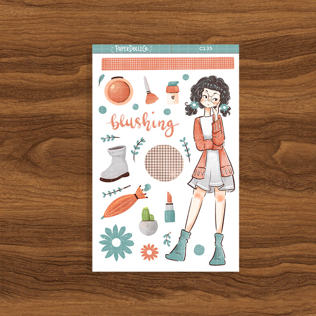 Blushing | Spring | Collections Sticker | C135