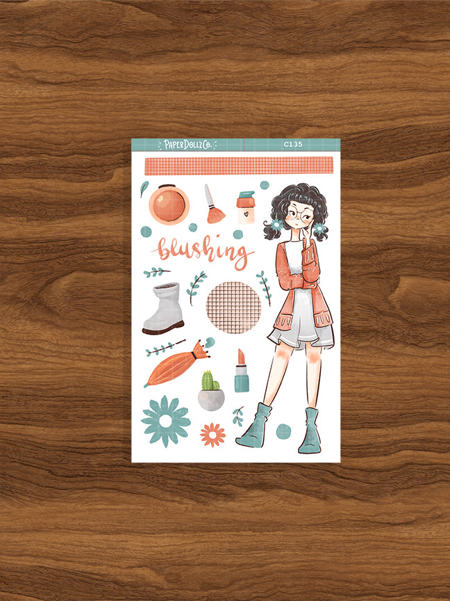 Blushing | Spring | Collections Sticker | C135