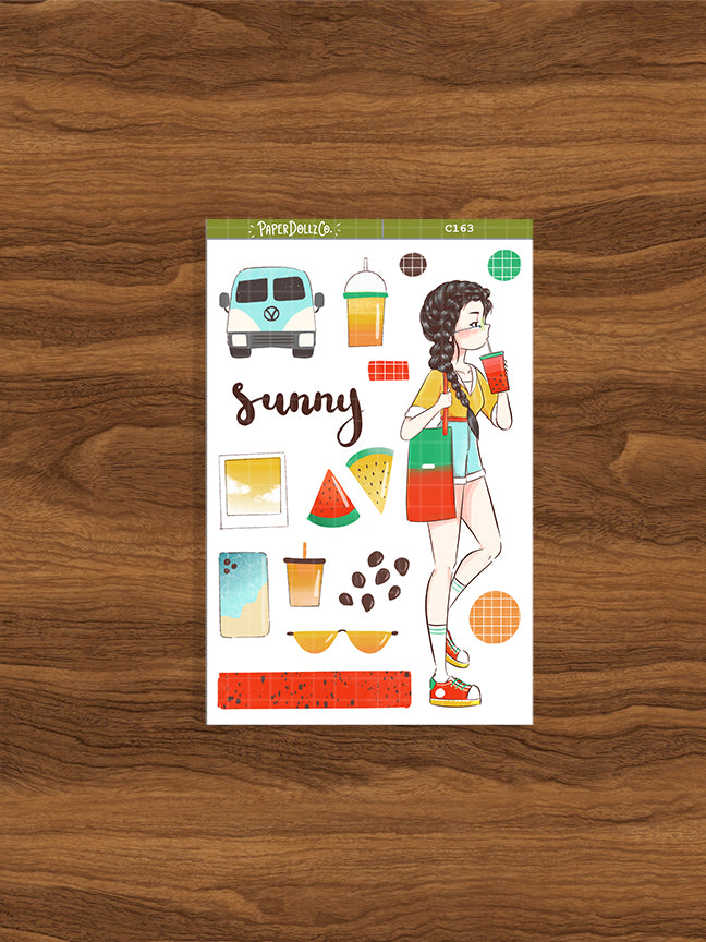 Sunny | Summer Time | Collections Sticker | C163