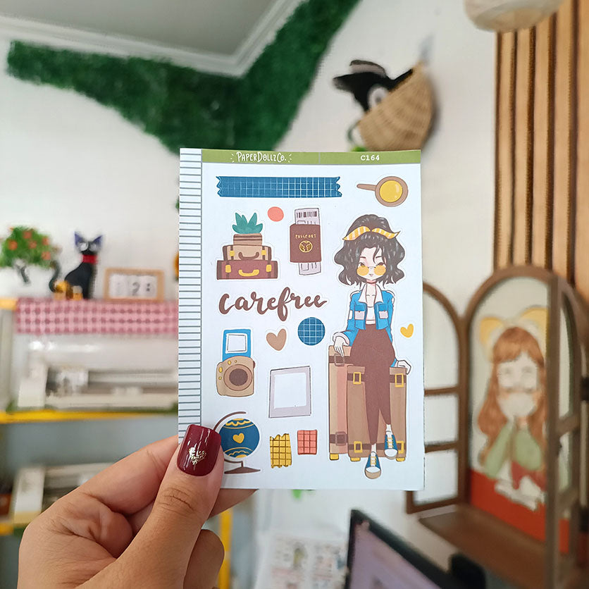 Carefree | Summer Time | Collections Sticker | C164