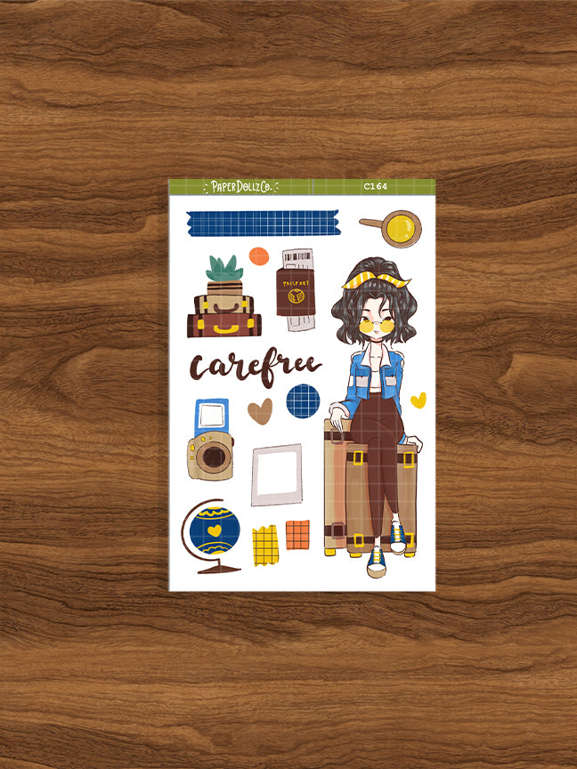 Carefree | Summer Time | Collections Sticker | C164