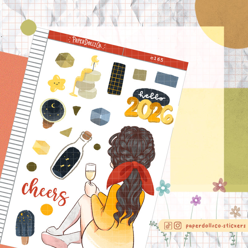 Cheers | Cozy Holiday | Collections Sticker | C165