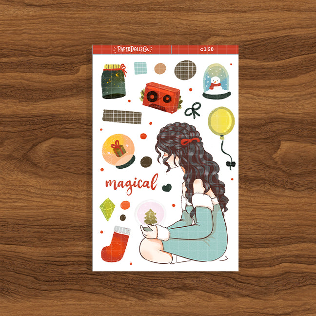 Magical | Cozy Holiday | Christmas Sticker | C168