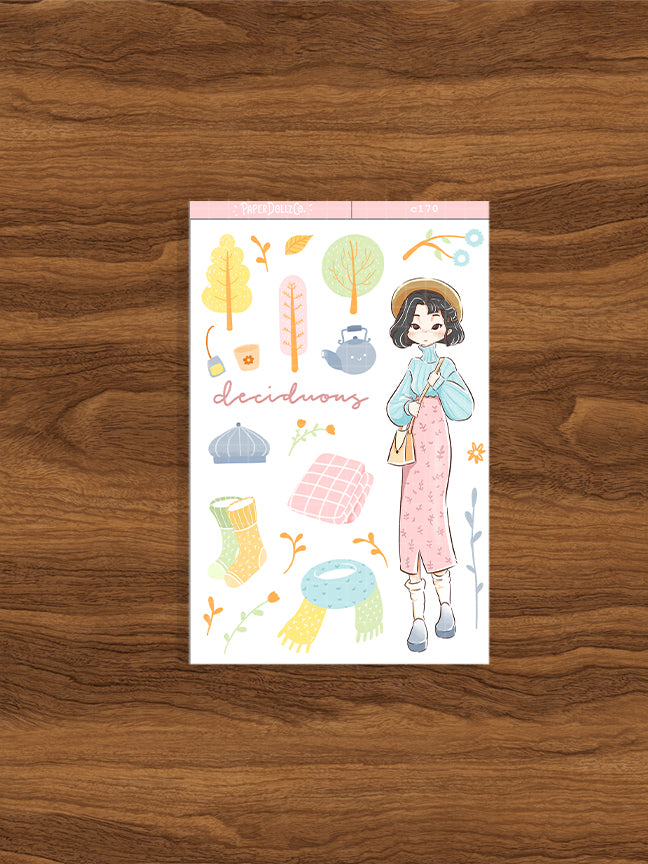 Deciduous | Fall in Love | Collections Sticker | C170