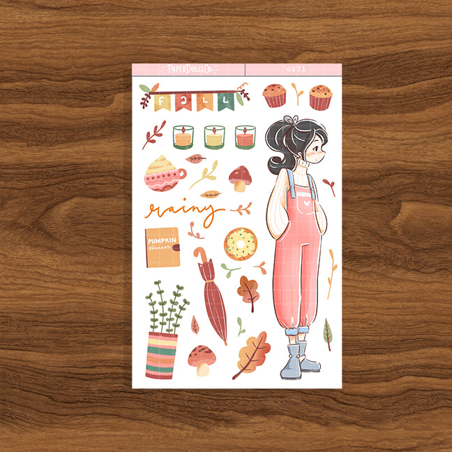Rainy | Fall in Love | Collections Sticker | C171