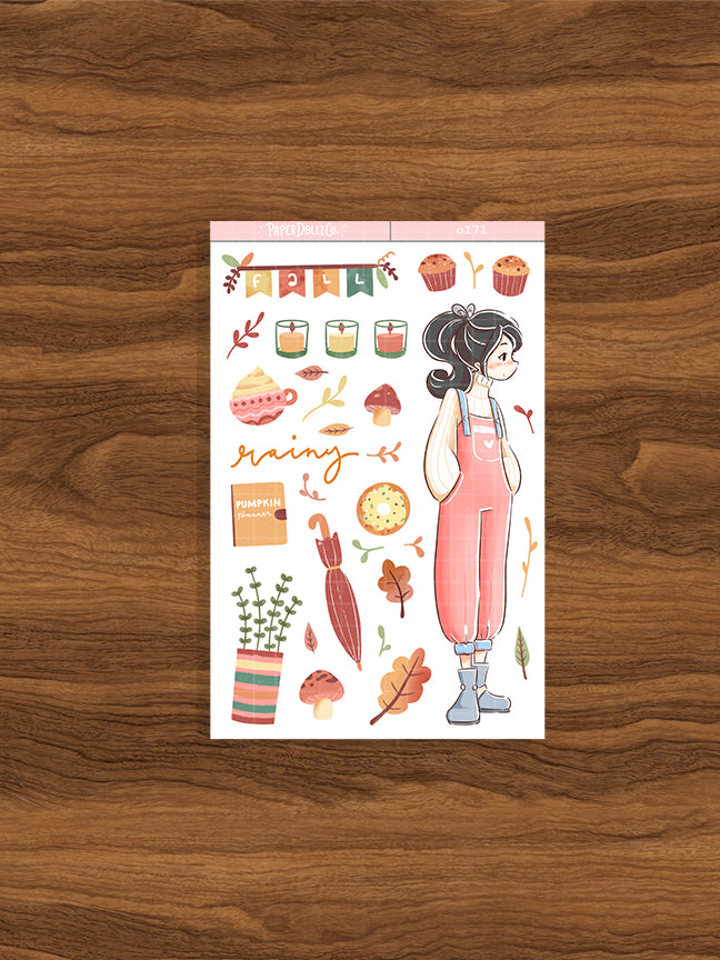 Rainy | Fall in Love | Collections Sticker | C171