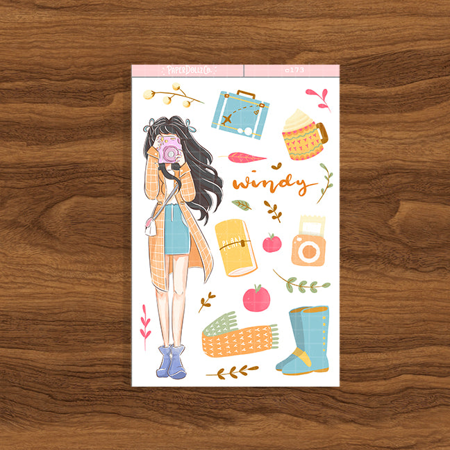 Windy | Fall in Love | Collections Sticker | C173