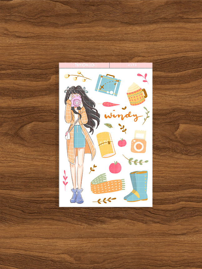 Windy | Fall in Love | Collections Sticker | C173