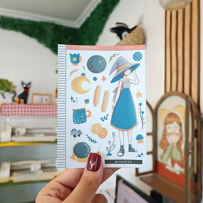 Moonlit | Sorceress | Halloween Collections Sticker | C176