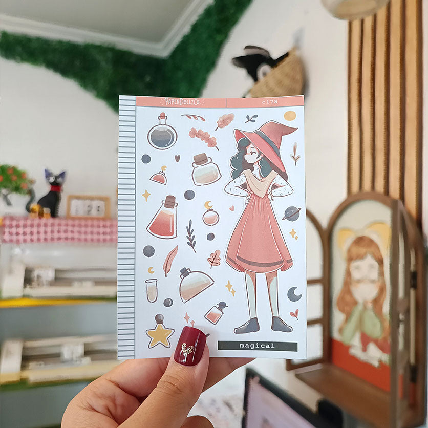 Magical | Sorceress | Halloween Collections Sticker | C178