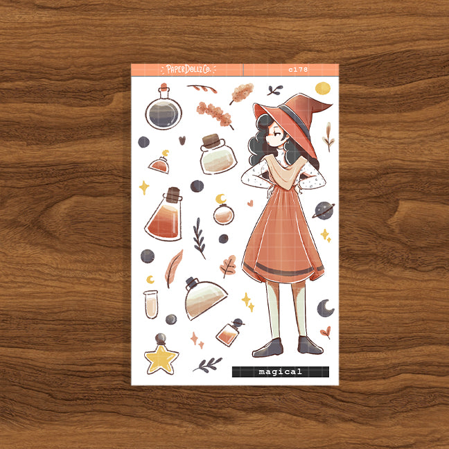 Magical | Sorceress | Halloween Collections Sticker | C178