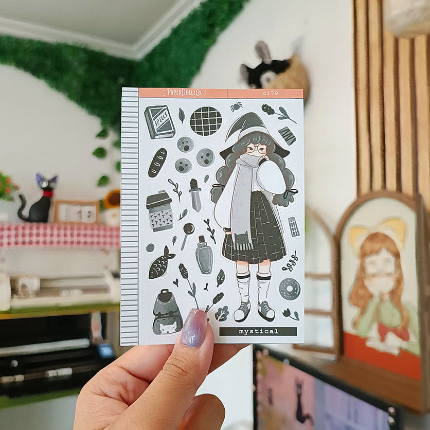 Mystical | Sorceress | Halloween Collections Sticker | C179