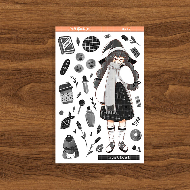 Mystical | Sorceress | Halloween Collections Sticker | C179