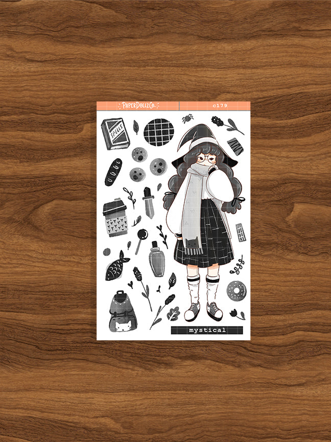 Mystical | Sorceress | Halloween Collections Sticker | C179