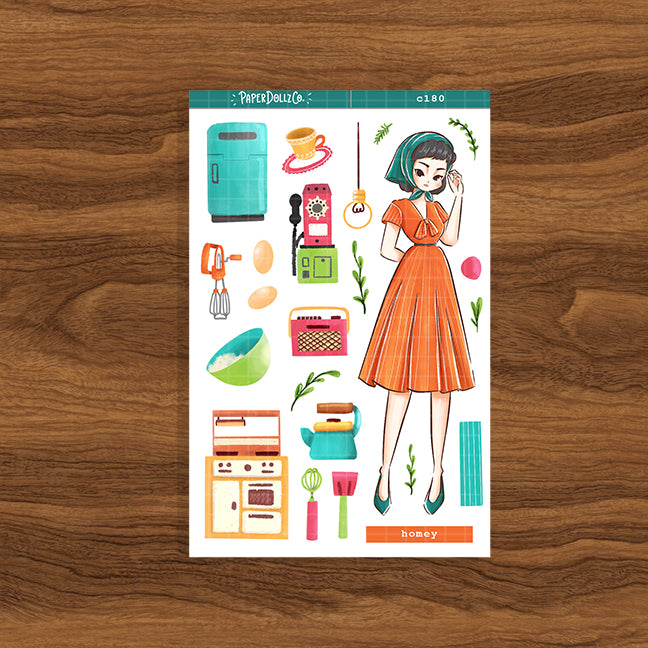 Homey | Way out 60s | Collections Sticker | C180