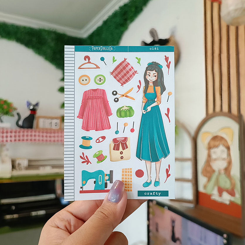 Crafty | Way out 60s | Collections Sticker | C181