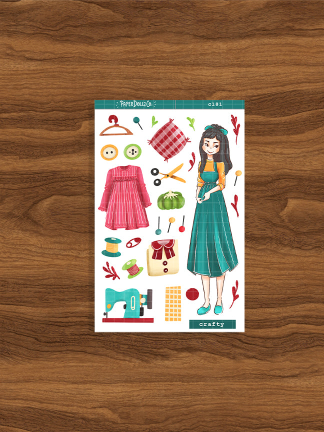 Crafty | Way out 60s | Collections Sticker | C181