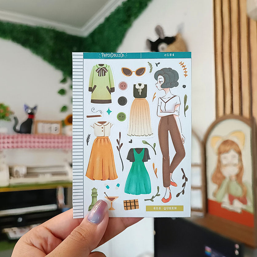 60s Queen | Way out 60s | Collections Sticker | C184