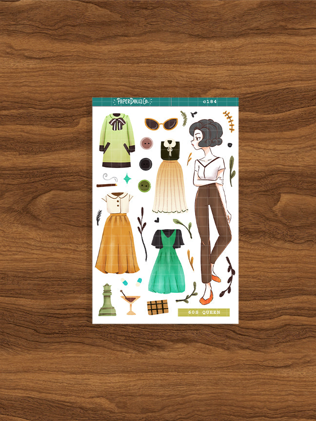 60s Queen | Way out 60s | Collections Sticker | C184