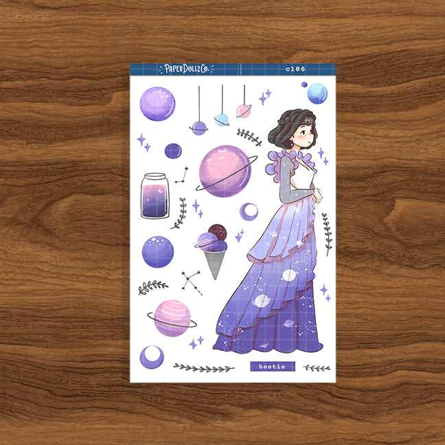Hestia | Space Goddesses | Collections Sticker | C186