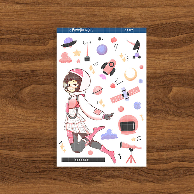Artemis | Space Goddesses | Collections Sticker | C187