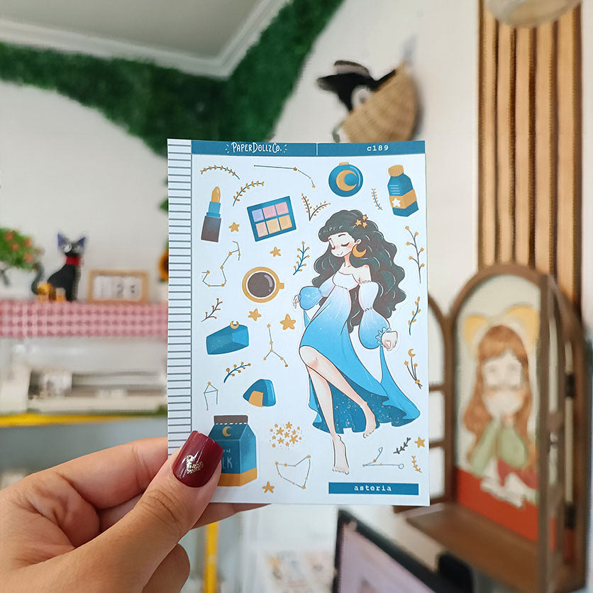 Asteria | Space Goddesses | Collections Sticker | C189