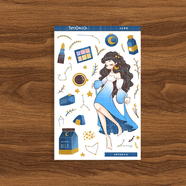 Asteria | Space Goddesses | Collections Sticker | C189